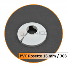 Rosetten PVC 16 mm 303