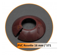 Rosetten PVC 16 mm 571