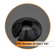 Rosetten PVC 22 mm 347