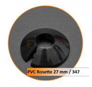 Rosetten PVC 27 mm 347