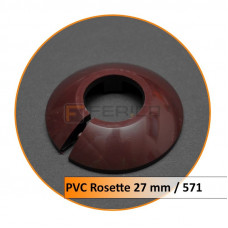 Rosetten PVC 27 mm 571