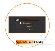 Spachtelset 4-teilig Griffl. 40/14/10/7 cm